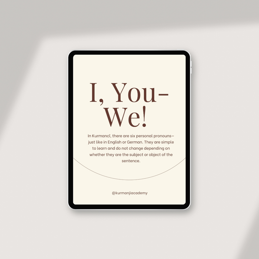 Kurmancî: Volume 1 – Your First Steps