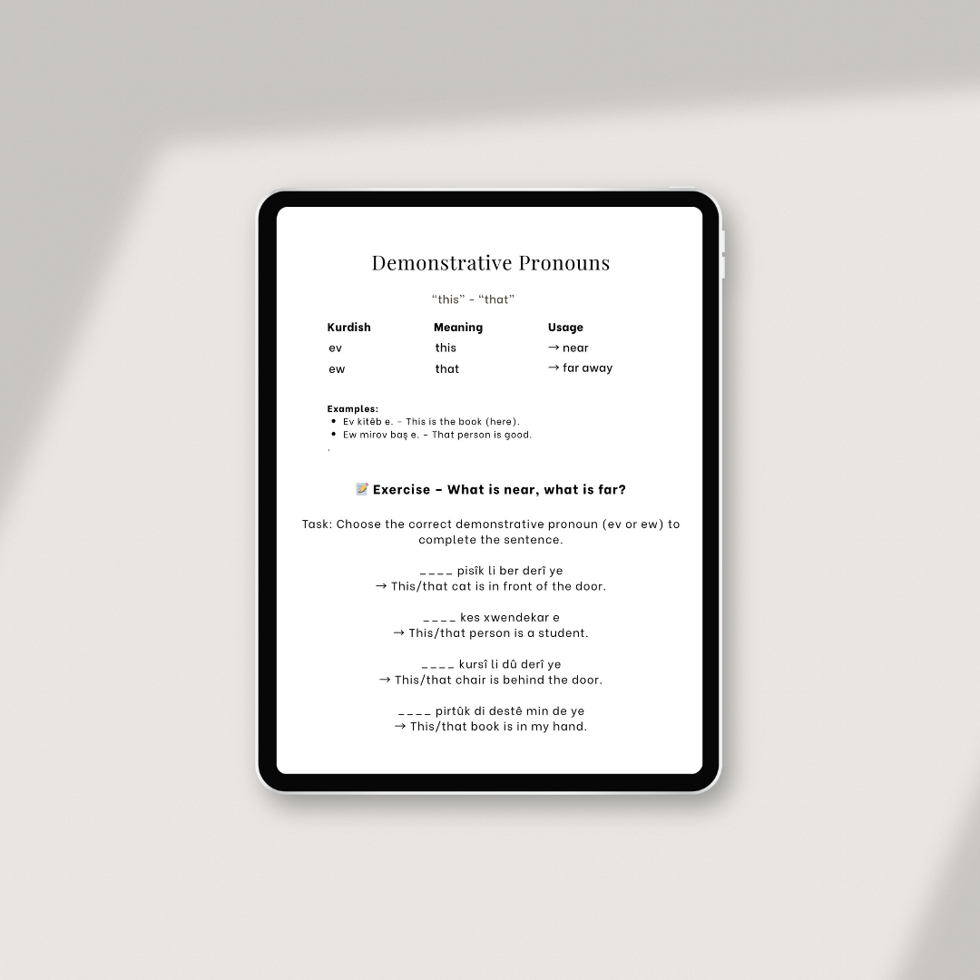 Kurmancî: Volume 1 – Your First Steps