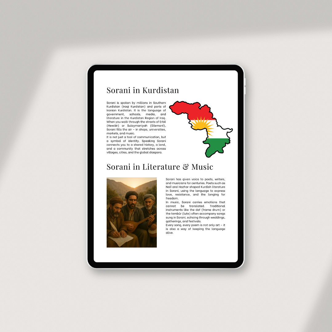 Sorani: Volume 1 – Your First Steps