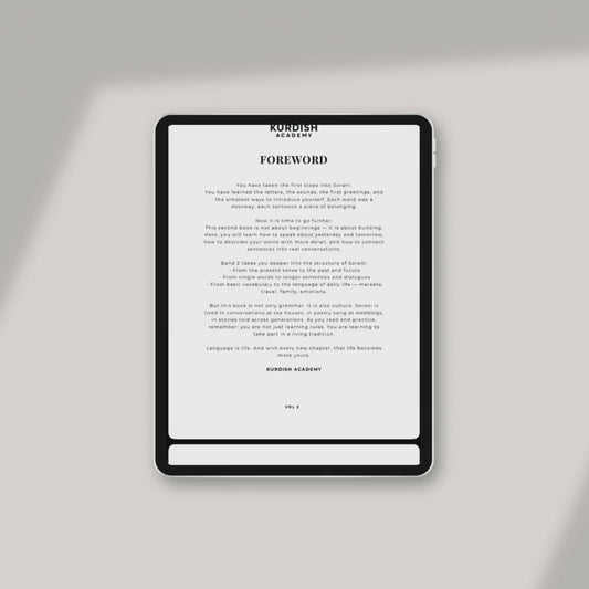 Sorani: Volume 2 โ Speaking Fluently & Freely