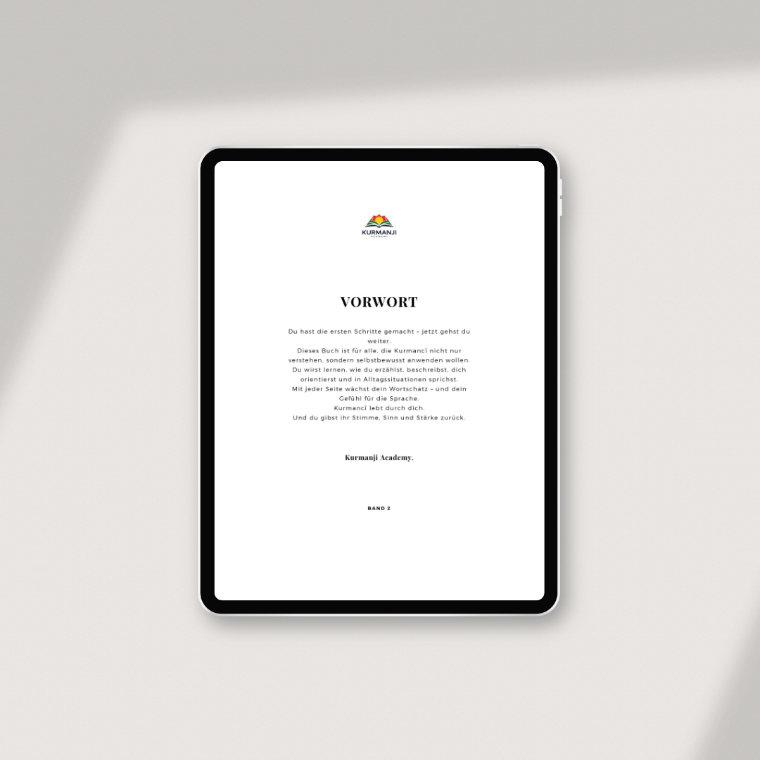 Kurmanji Academy: Volume 2 – Speak Fluently & Freely (DE)