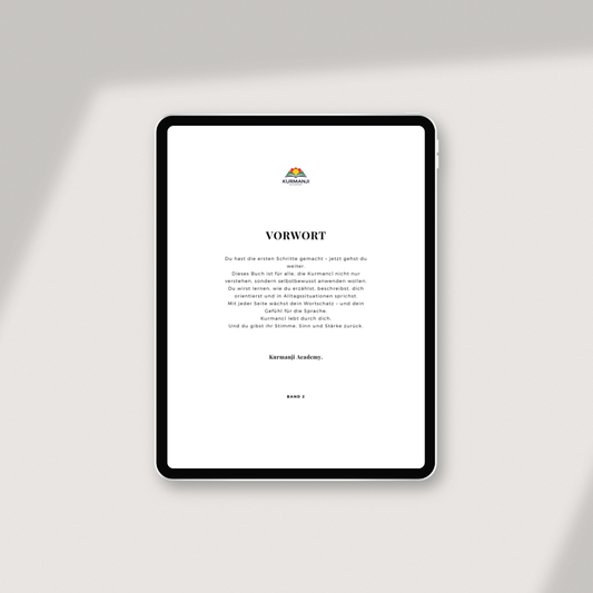Kurmanji Academy: Volume 2 – Speak Fluently & Freely (DE)