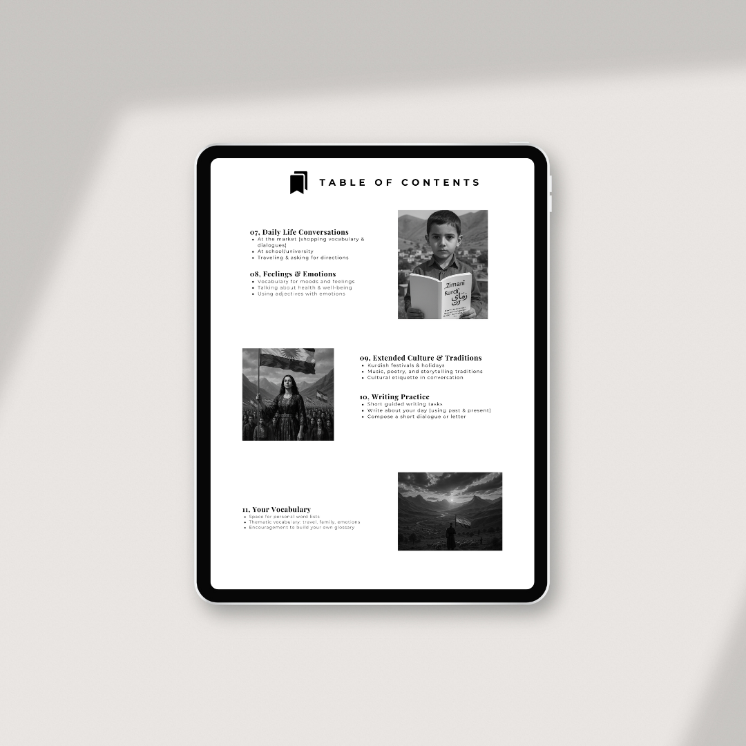 Complete English Bundle – The full Kurdish package