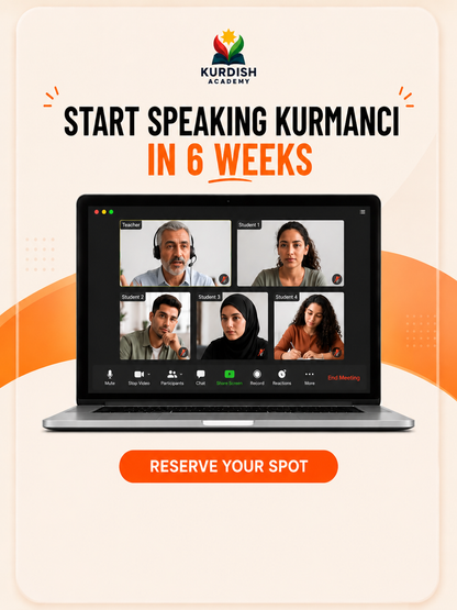 Kurmanci Live Course for Beginners (A1–A2)