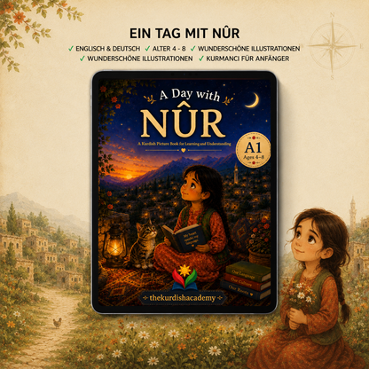 A Day with Nûr - A Kurdish Picture Book for Learning and Understanding