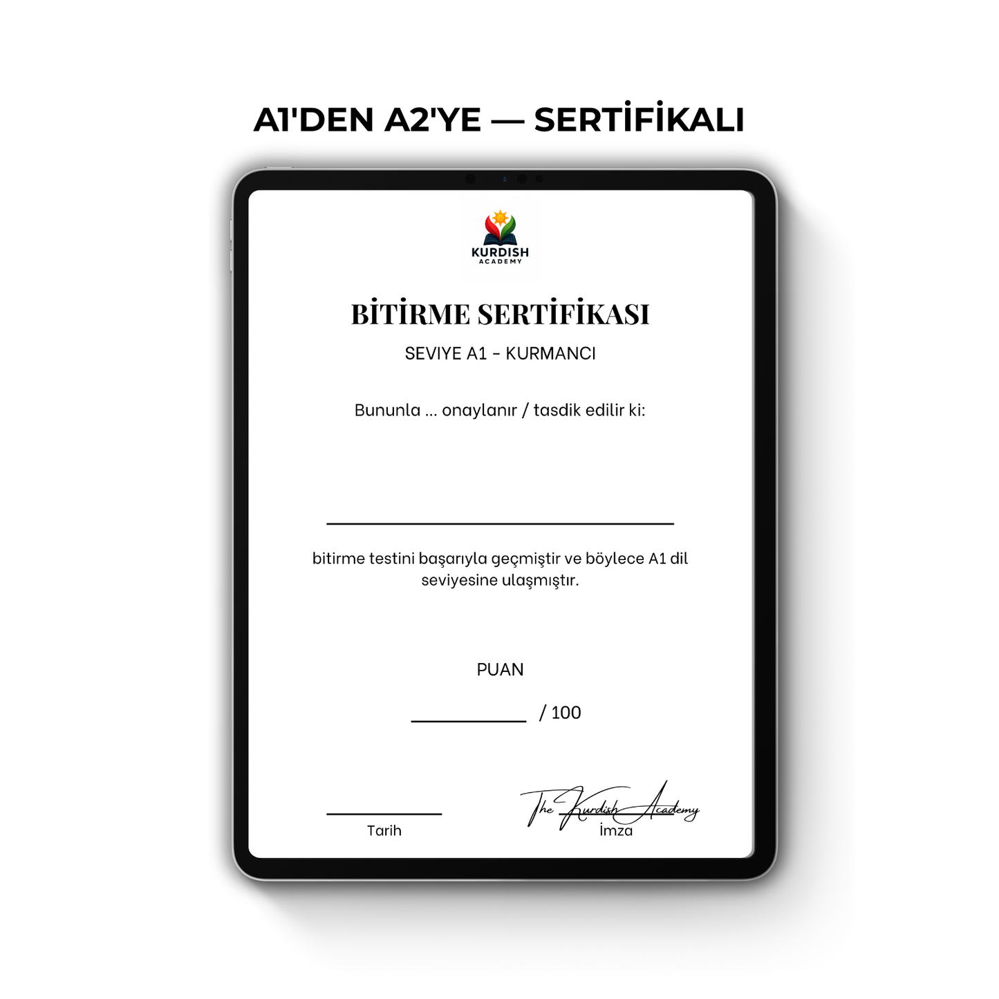 Kurmancî A1 – İlk Adımlarınız (TR)