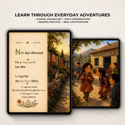 A Day with Nûr - A Kurdish Picture Book for Learning and Understanding