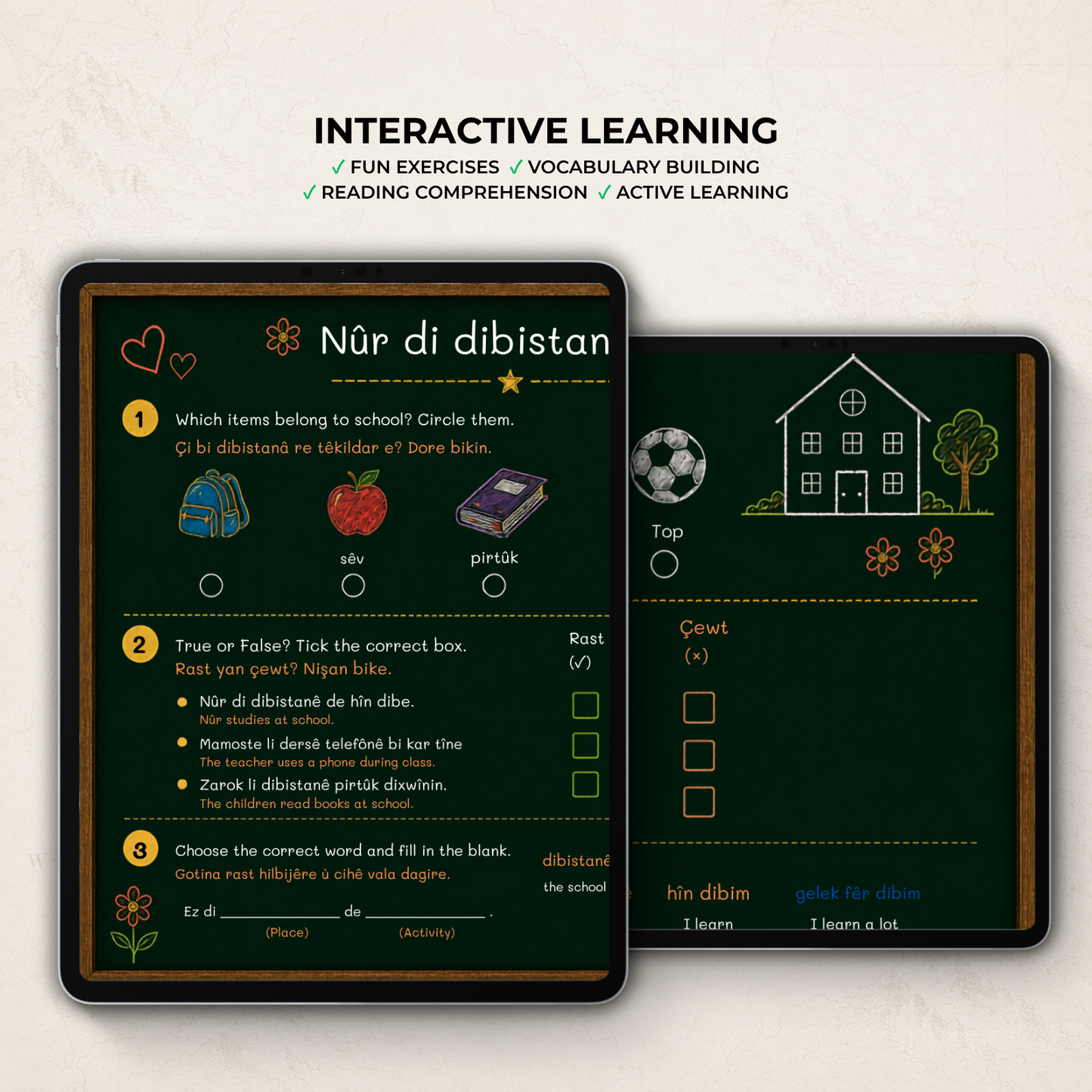 A Day with Nûr - A Kurdish Picture Book for Learning and Understanding