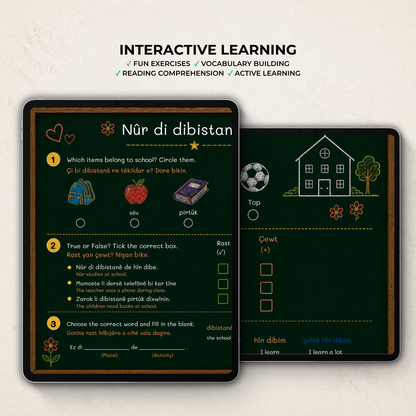A Day with Nûr - A Kurdish Picture Book for Learning and Understanding