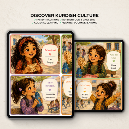 A Day with Nûr - A Kurdish Picture Book for Learning and Understanding