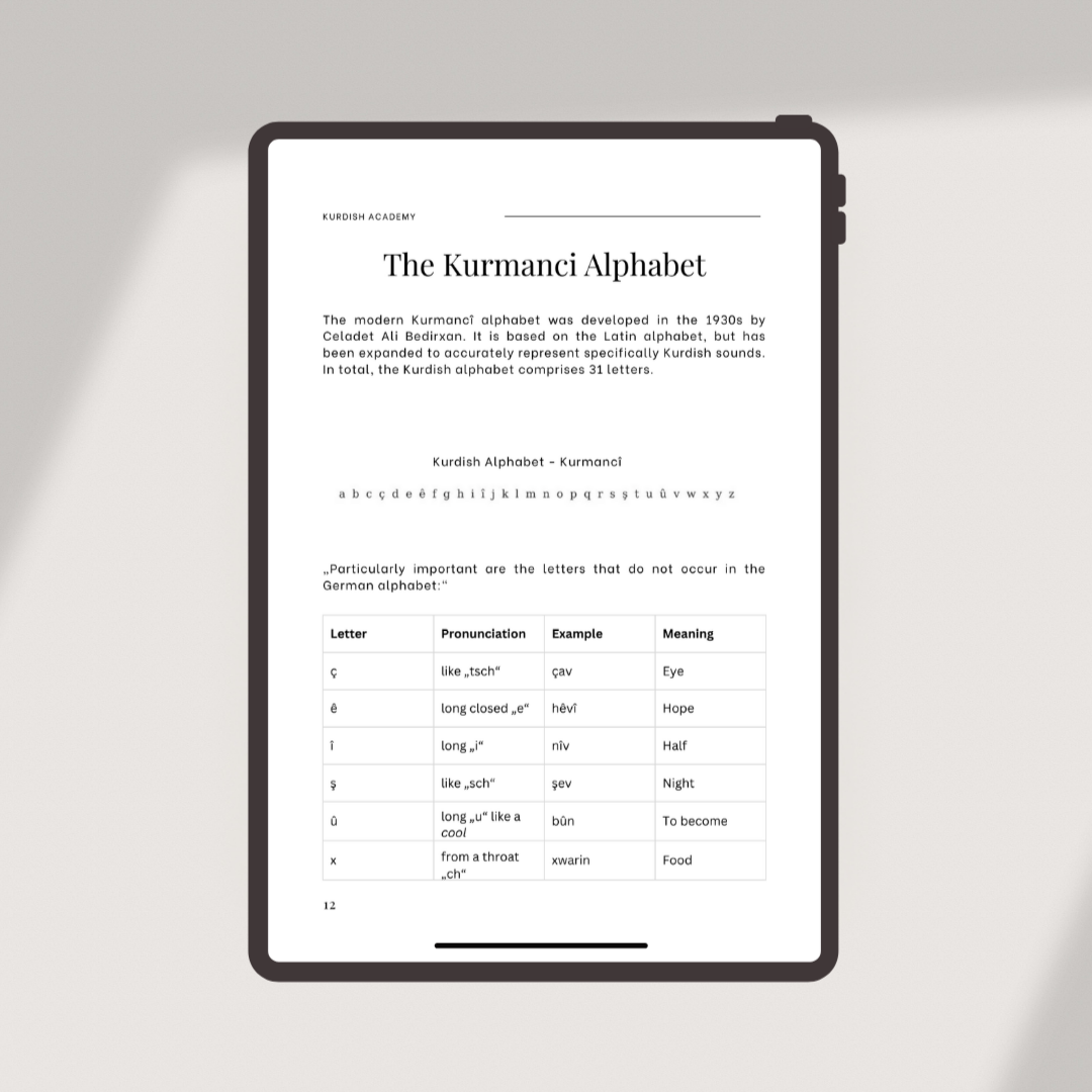 Kurmancî A1 – Your First Steps