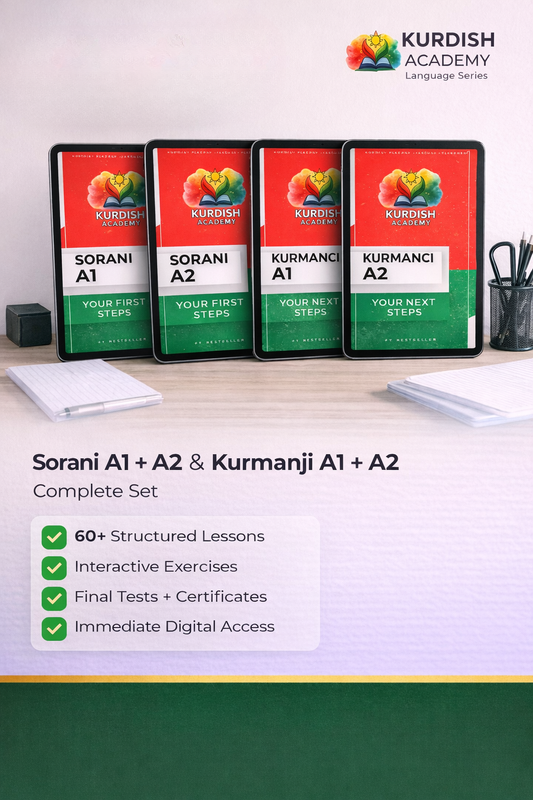 Kurdish Master Bundle – Kurmancî & Soranî Complete Set