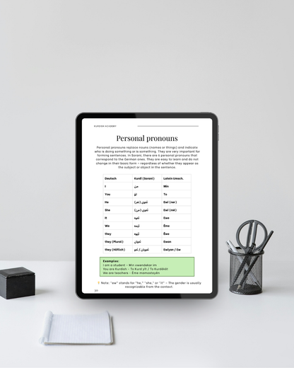 Sorani A1 – İlk Adımlarınız
