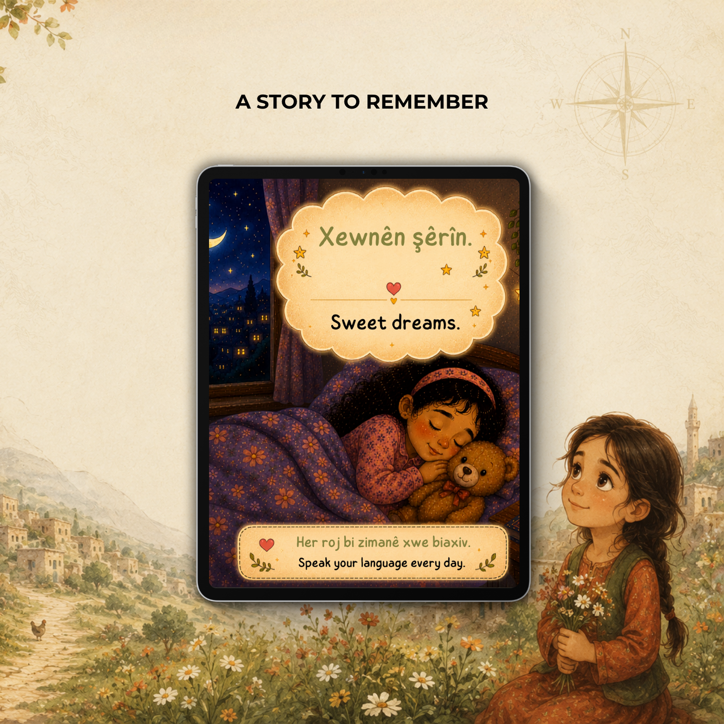 A Day with Nûr - A Kurdish Picture Book for Learning and Understanding