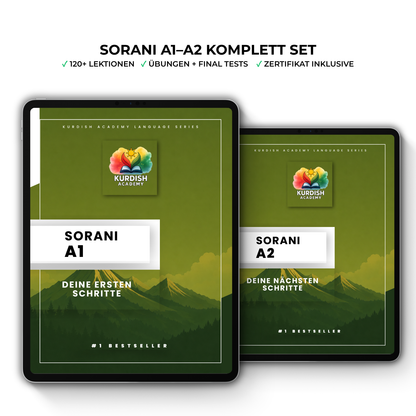 Sorani Bundle A1 & A2 – From First Words to Fluent Speech